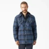 Chaqueta tipo camisa con capucha de franela repelente al agua Chaqueta tipo camisa con capucha de franela repelente al agua