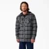 Chaqueta tipo camisa con capucha de franela repelente al agua Chaqueta tipo camisa con capucha de franela repelente al agua