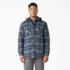 Chaqueta tipo camisa con capucha de franela repelente al agua Chaqueta tipo camisa con capucha de franela repelente al agua