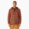 Chaqueta tipo camisa con capucha de franela repelente al agua Chaqueta tipo camisa con capucha de franela repelente al agua