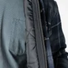 Chaqueta tipo camisa con capucha de franela repelente al agua Chaqueta tipo camisa con capucha de franela repelente al agua