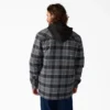 Chaqueta tipo camisa con capucha de franela repelente al agua Chaqueta tipo camisa con capucha de franela repelente al agua