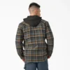 Chaqueta tipo camisa con capucha de franela repelente al agua Chaqueta tipo camisa con capucha de franela repelente al agua