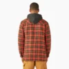 Chaqueta tipo camisa con capucha de franela repelente al agua Chaqueta tipo camisa con capucha de franela repelente al agua