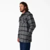 Chaqueta tipo camisa con capucha de franela repelente al agua Chaqueta tipo camisa con capucha de franela repelente al agua