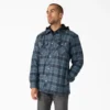 Chaqueta tipo camisa con capucha de franela repelente al agua Chaqueta tipo camisa con capucha de franela repelente al agua
