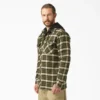 Chaqueta tipo camisa con capucha de franela repelente al agua Chaqueta tipo camisa con capucha de franela repelente al agua