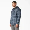 Chaqueta tipo camisa con capucha de franela repelente al agua Chaqueta tipo camisa con capucha de franela repelente al agua