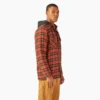 Chaqueta tipo camisa con capucha de franela repelente al agua Chaqueta tipo camisa con capucha de franela repelente al agua