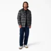 Chaqueta tipo camisa con capucha de franela repelente al agua Chaqueta tipo camisa con capucha de franela repelente al agua