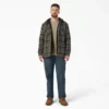 Chaqueta tipo camisa con capucha de franela repelente al agua Chaqueta tipo camisa con capucha de franela repelente al agua