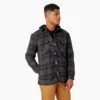 Chaqueta tipo camisa con capucha de franela repelente al agua Chaqueta tipo camisa con capucha de franela repelente al agua