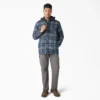 Chaqueta tipo camisa con capucha de franela repelente al agua Chaqueta tipo camisa con capucha de franela repelente al agua