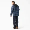 Chaqueta tipo camisa con capucha de franela repelente al agua Chaqueta tipo camisa con capucha de franela repelente al agua