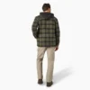 Chaqueta tipo camisa con capucha de franela repelente al agua Chaqueta tipo camisa con capucha de franela repelente al agua