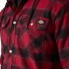 Chaqueta tipo camisa con capucha de franela repelente al agua Chaqueta tipo camisa con capucha de franela repelente al agua