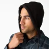 Chaqueta tipo camisa con capucha de franela repelente al agua Chaqueta tipo camisa con capucha de franela repelente al agua