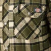 Chaqueta tipo camisa con capucha de franela repelente al agua Chaqueta tipo camisa con capucha de franela repelente al agua