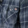 Chaqueta tipo camisa con capucha de franela repelente al agua Chaqueta tipo camisa con capucha de franela repelente al agua