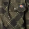 Chaqueta tipo camisa con capucha de franela repelente al agua Chaqueta tipo camisa con capucha de franela repelente al agua