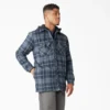 Chaqueta tipo camisa con capucha de franela repelente al agua Chaqueta tipo camisa con capucha de franela repelente al agua