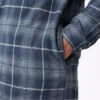Chaqueta tipo camisa con capucha de franela repelente al agua Chaqueta tipo camisa con capucha de franela repelente al agua