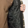 Chaqueta tipo camisa con capucha de franela repelente al agua Chaqueta tipo camisa con capucha de franela repelente al agua