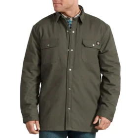 Chaqueta tipo camisa con forro a cuadros