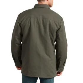 Chaqueta tipo camisa con forro a cuadros