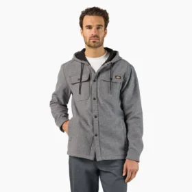 Chaqueta tipo camisa de corte holgado