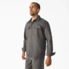 Chaqueta tipo camisa de lona de algodón
