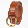 Cinturón de cuero informal para mujer