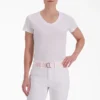 Cinturón de tela con estampado del logotipo y anilla en D para mujer Cinturón de tela con estampado del logotipo y anilla en D para mujer