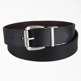 Cinturón reversible con hebilla de rodillo para mujer