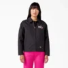 Eisenhower Jacket para mujer en apoyo a la concienciación sobre el cáncer de mama Eisenhower Jacket para mujer en apoyo a la concienciación sobre el cáncer de mama