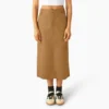 Falda midi cargo de lona de algodón para mujer Falda midi cargo de lona de algodón para mujer