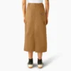 Falda midi cargo de lona de algodón para mujer Falda midi cargo de lona de algodón para mujer