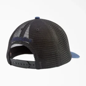 Gorra de camionero de malla con parche con el logotipo