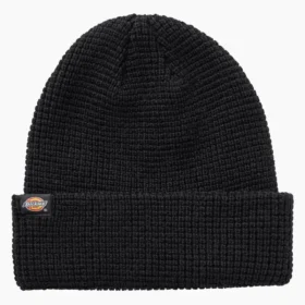 Gorro con puño de punto waffle