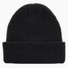 Gorro con puño de punto waffle