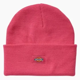 Gorro de punto con puño para la concienciación sobre el cáncer de mama