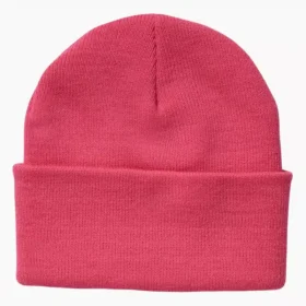 Gorro de punto con puño para la concienciación sobre el cáncer de mama