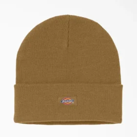 Gorro de punto con vuelta