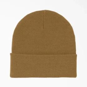 Gorro de punto con vuelta