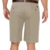 Pantalón corto Dickies de color caqui de 10 pulgadas con corte holgado y pliegues en la parte delantera