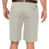 Pantalón corto Dickies de color caqui de 10 pulgadas con corte holgado y pliegues en la parte delantera