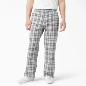 Pantalones a cuadros de corte regular