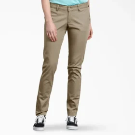 Pantalones ajustados de pierna estrecha para mujer