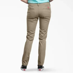 Pantalones ajustados de pierna estrecha para mujer