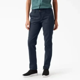 Pantalones ajustados de sarga para mujer